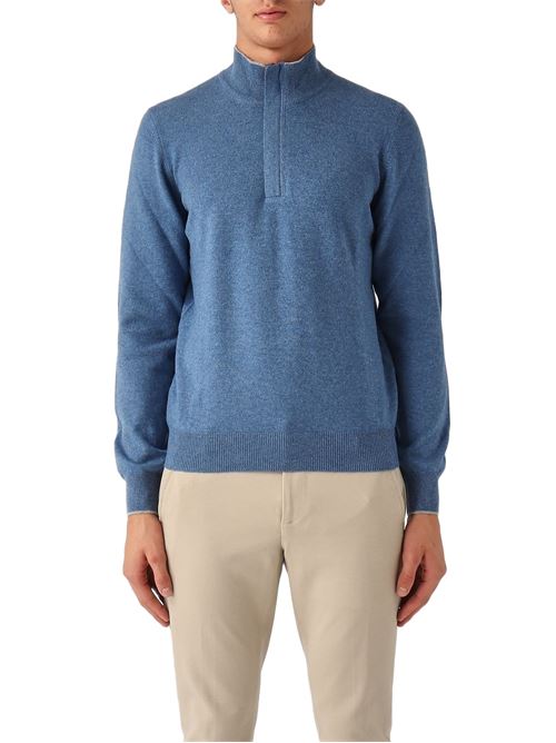 Gran Sasso turtleneck sweater in wool and cashmere blend GRAN SASSO | 55107 19674.520